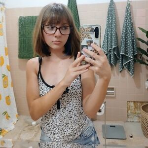 Volcom White and Black Floral Tank Top